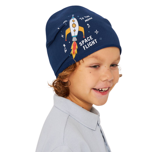 10828 Boys' Cotton Hat – Size 50–52 cm (+- 2 Years)