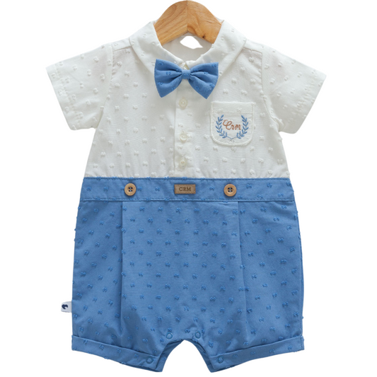 8847 Newborn & Baby Short-Sleeve and Legless Romper – 100% Cotton | 0-12 Months