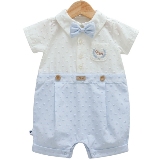 8847 Newborn & Baby Short-Sleeve and Legless Romper – 100% Cotton | 0-12 Months