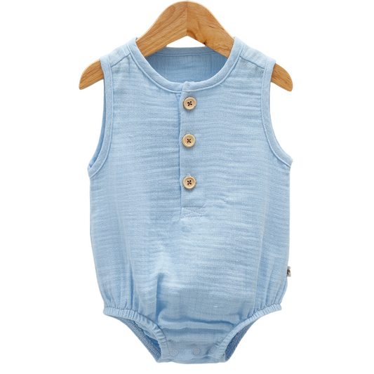 8105 Newborn & Baby Bodysuit – 100% Cotton Muslin | 0-12 Months