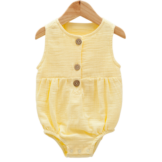 8111 Newborn & Baby Bodysuit – 100% Cotton Muslin | 0-12 Months