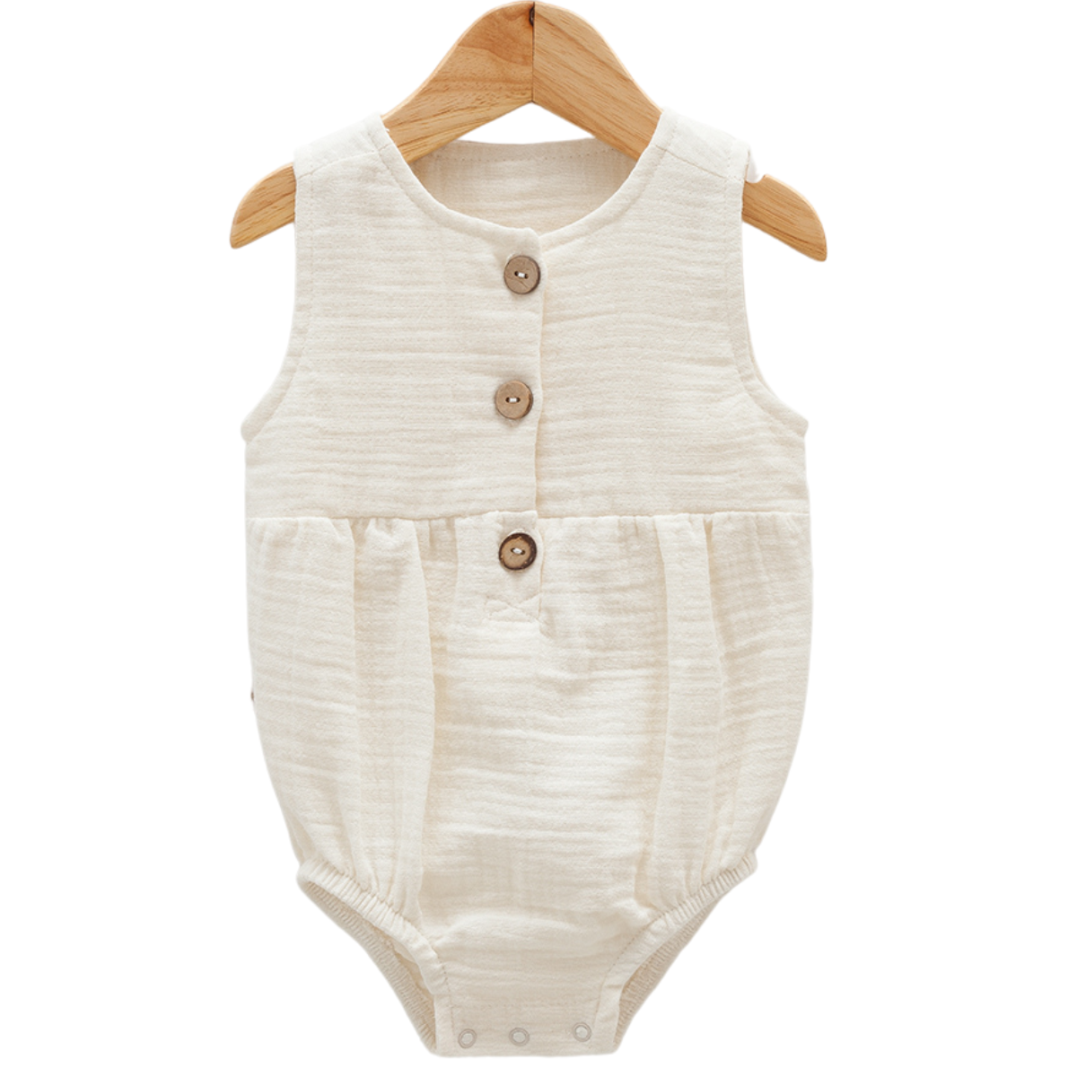 8111 Newborn & Baby Bodysuit – 100% Cotton Muslin | 0-12 Months