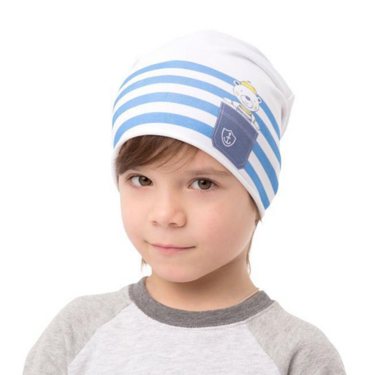 80277 Boys' Cotton Hat – Size 48-50 cm (9-18 Months)