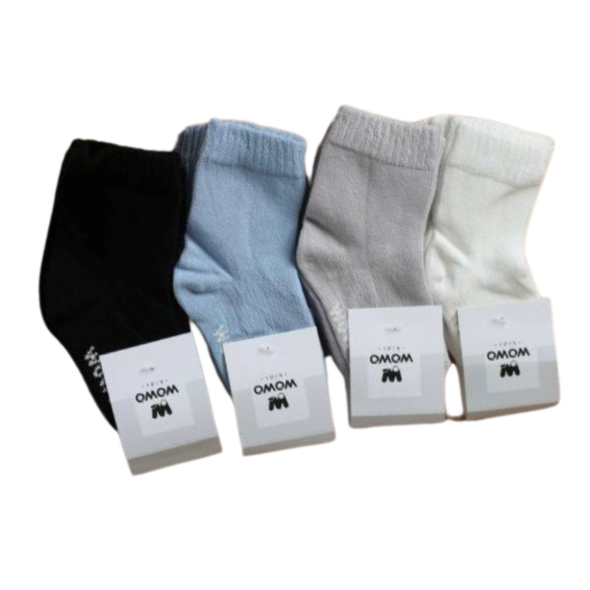 High Ankle Summer Cotton Socks for Babies – Unisex Solid Colors | 3-Pack | Ages 6–12 Months
