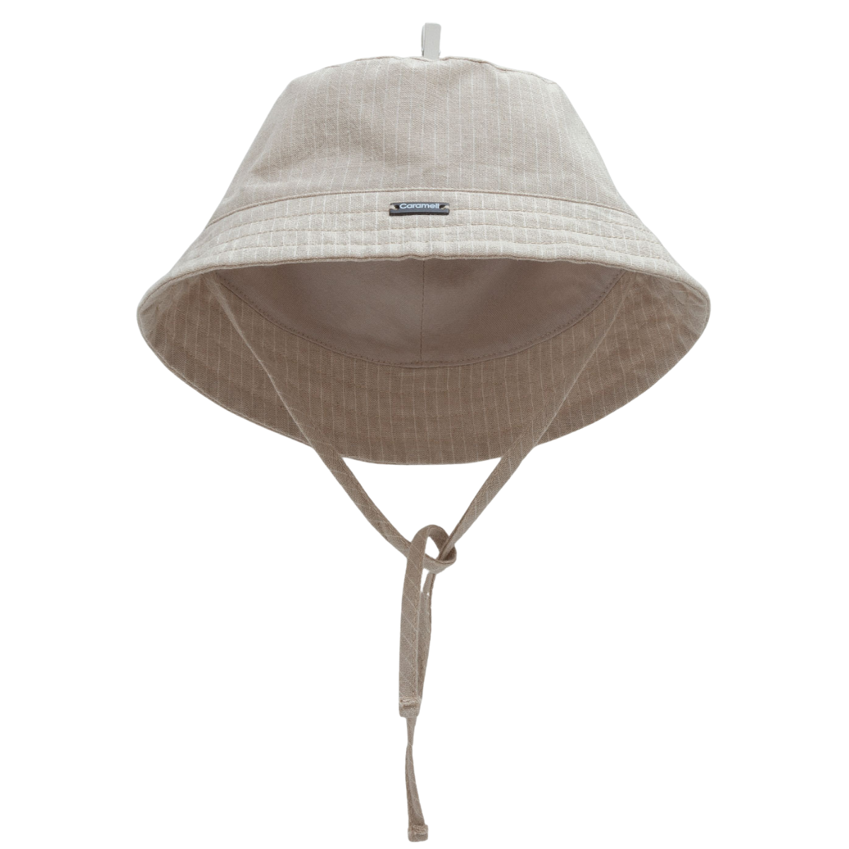8910 Newborn & Baby Boy Panama Hat – Thin Stripe Design | 100% Cotton | Tie Closure | 0–12 Months | Lightweight Summer Hat