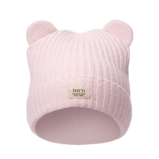 12152 Unisex Baby Winter Hat with Ears | 9–18 Months | Cashmere Wool Blend, Cotton + Membrane Lining
