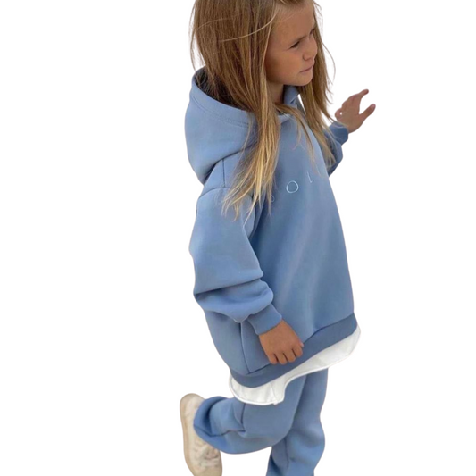 127  Unisex Kids’ Cotton Tracksuit with Fleece Lining | Fall–Winter | 100% Cotton| 4-12 Years (104-146 cm)