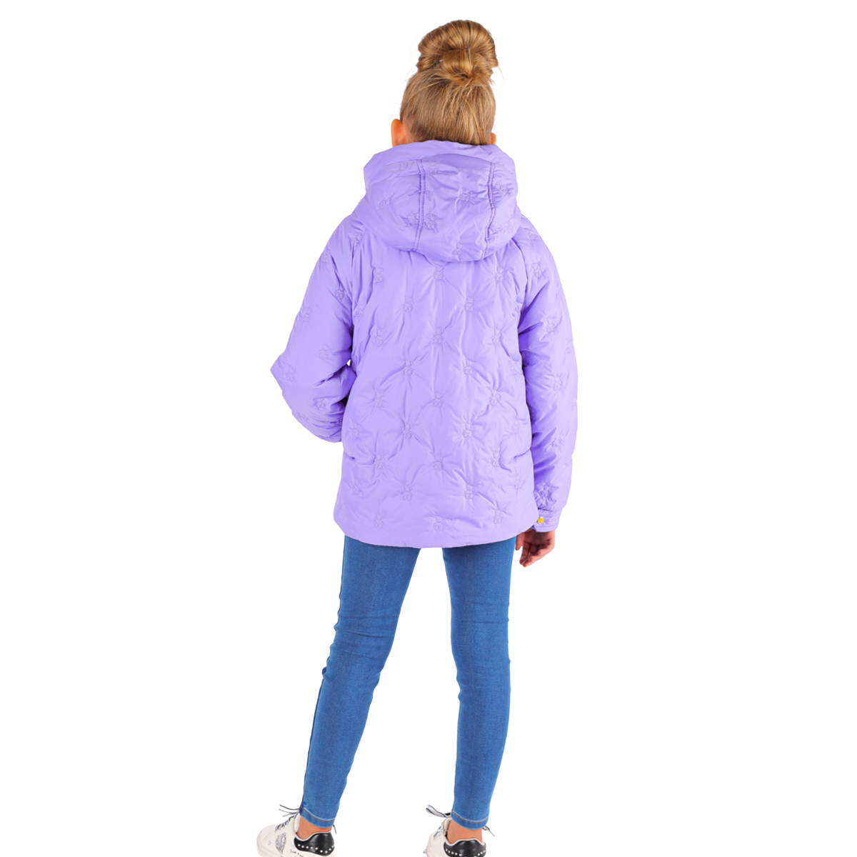 234 Girls’ Mid-Season Jacket with Hood | Ages 5–10 | Sizes 116–140 cm