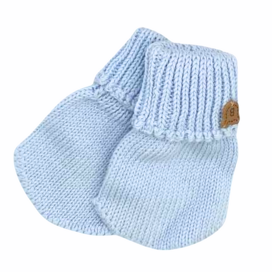 2335 Baby Knit Mittens – Unisex Bear Design | 0–12 Months | Spring–Fall | Plus Weather