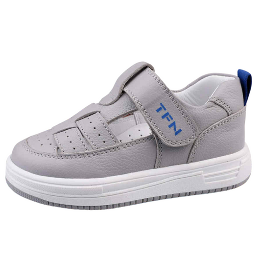 25401 Summer Anatomical Sneakers-Sandals for Boys – Perfect for Daycare & First School Shoes | Tiflani | Leather | Sizes 21–30 | Made in Turkey
