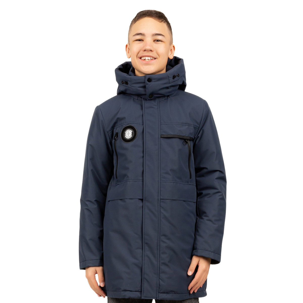 725  Boys’ Mid-Season Hooded Jacket – Sizes 122 –164 cm | Ages 5–15