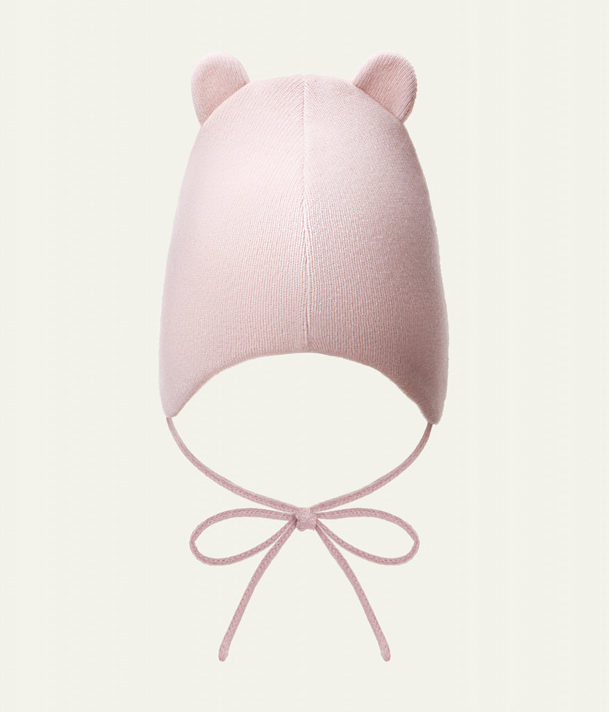 12313 Baby Girls’ Winter Hat with Ears | 9-18  Months | Cashmere Wool Blend, Cotton Lining