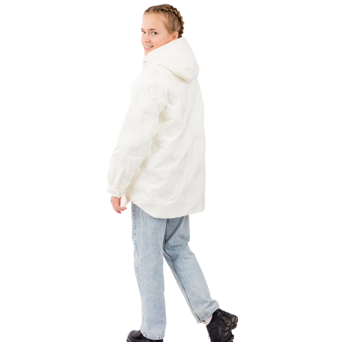 601 Girls’ Lightweight Ivory Jacket – Spring/Summer | Ages 5–10