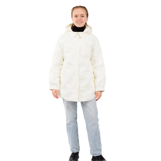601 Girls’ Lightweight Ivory Jacket – Spring/Summer | Ages 5–10