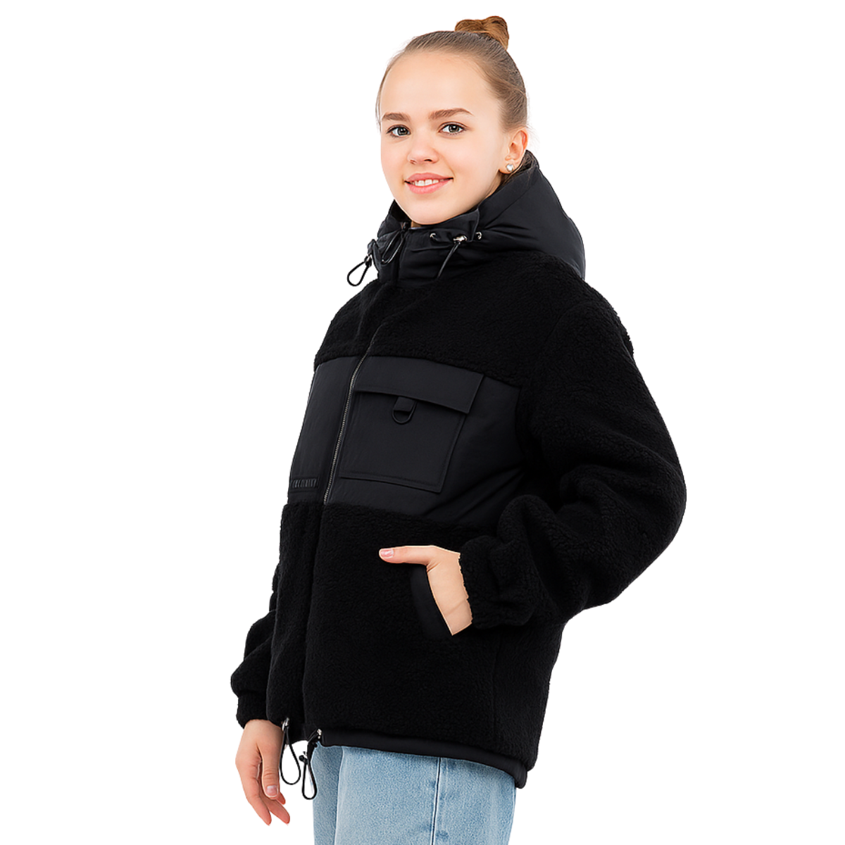 211 Girls’ Mid-Season Jacket with Zipper | Sizes 116–164