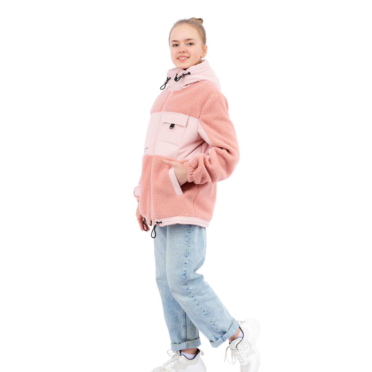 211 Girls’ Mid-Season Jacket with Zipper | Sizes 116–164