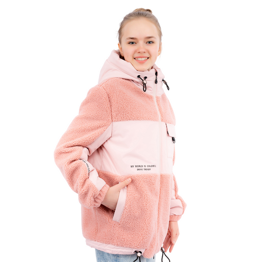 211 Girls’ Mid-Season Jacket with Zipper | Sizes 116–164
