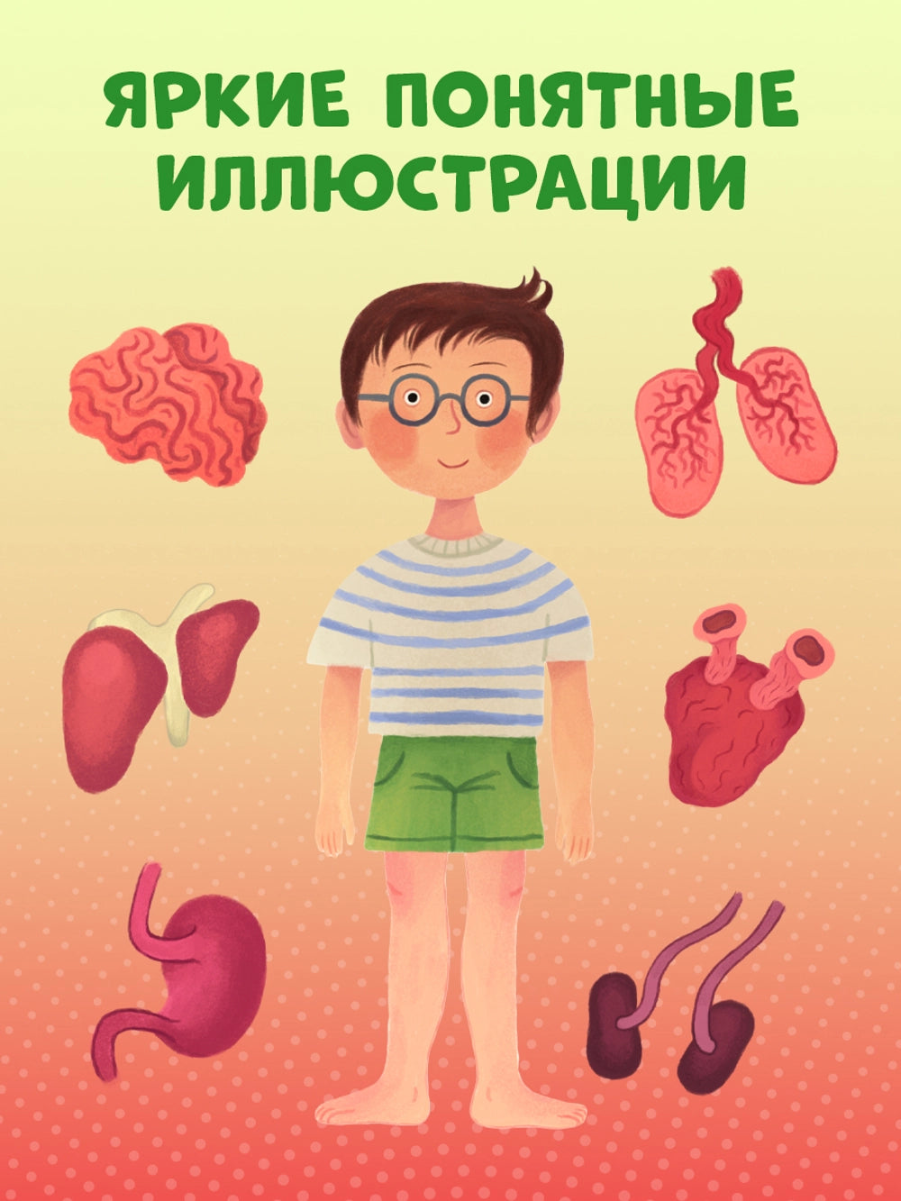 116973 Russian Children’s Book “The Human Body” with Flaps | Interactive Learning Book for Kids Ages 3+ | 42 Lift-the-Flap Questions