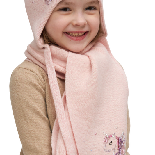 11261 Warm Girls’ Scarf with Cashmere & Wool