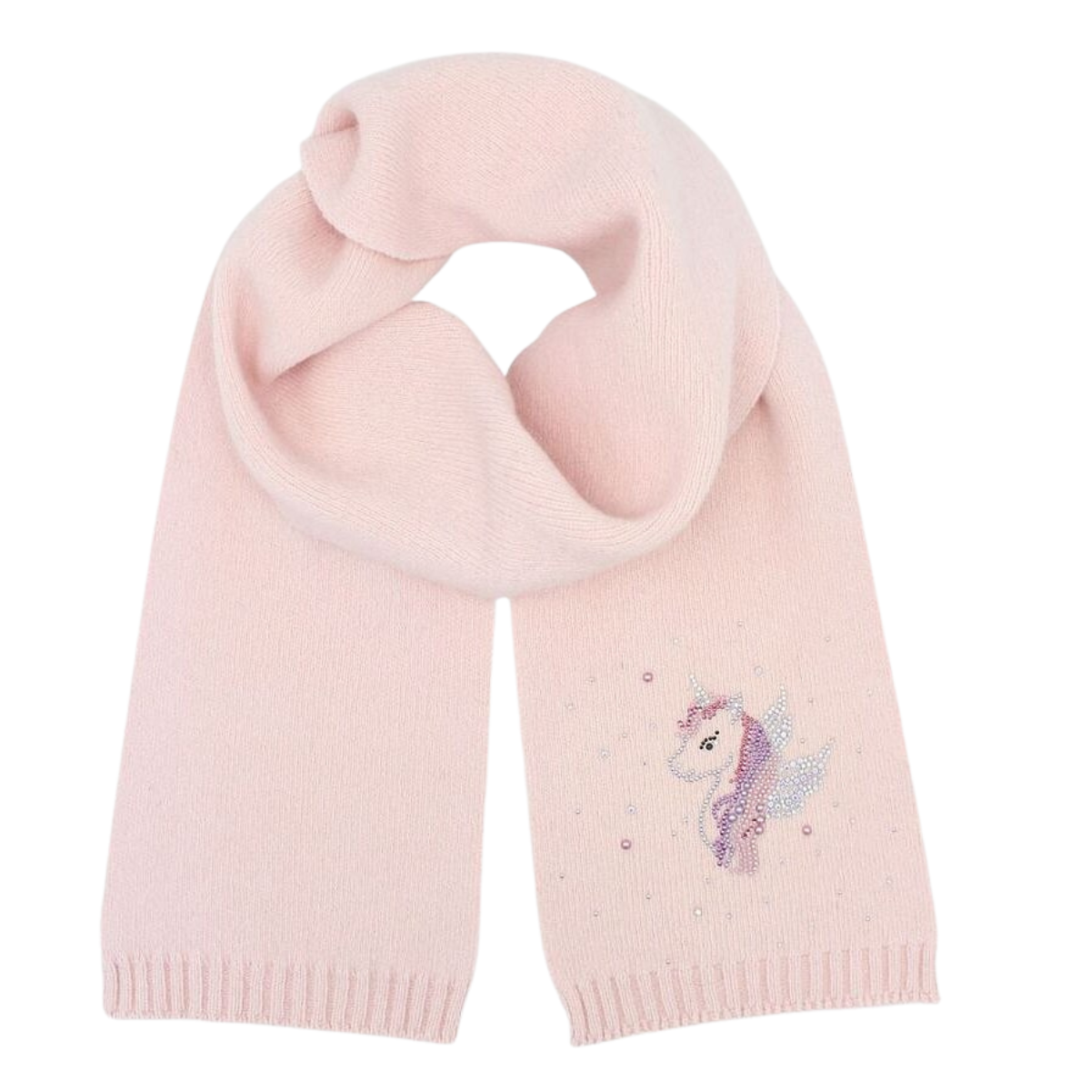 11261 Warm Girls’ Scarf with Cashmere & Wool