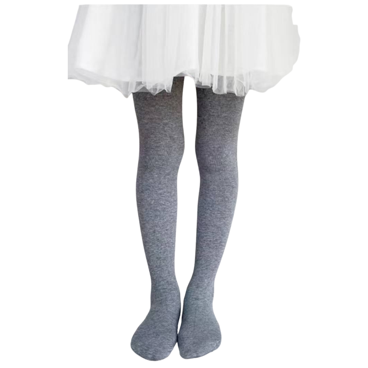 310 Girls’ Cotton Knit Tights with Non-Slip Sole – Perfect for School | Ages 1–16 | Made in Korea
