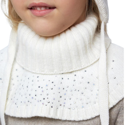 10215 Warm Winter Girls’ Dickey with Cashmere & Wool