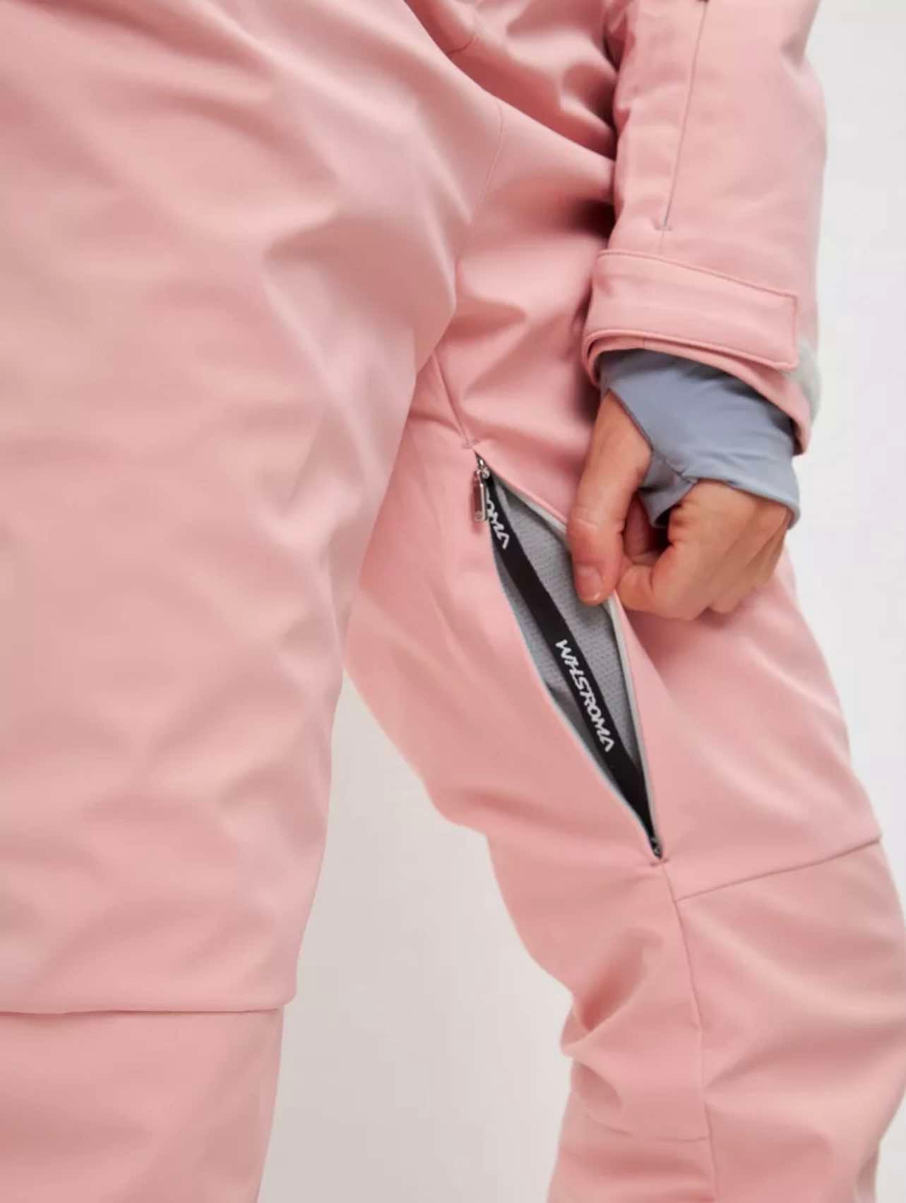 179145727 WHSROMA | Professional Ski Jumpsuit for Tall Teen Girls & Women | Powder Pink | For Sports & Family Winter Activities | Up to −30°C (−22°F)