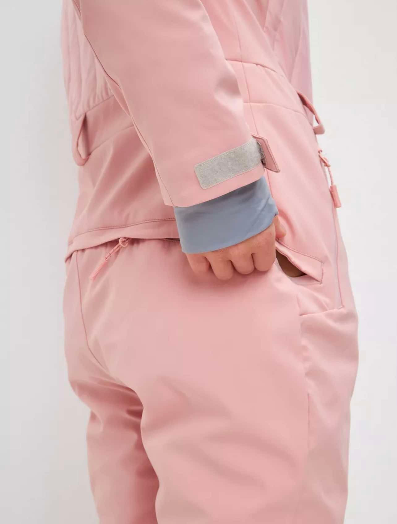 179145727 WHSROMA | Professional Ski Jumpsuit for Tall Teen Girls & Women | Powder Pink | For Sports & Family Winter Activities | Up to −30°C (−22°F)