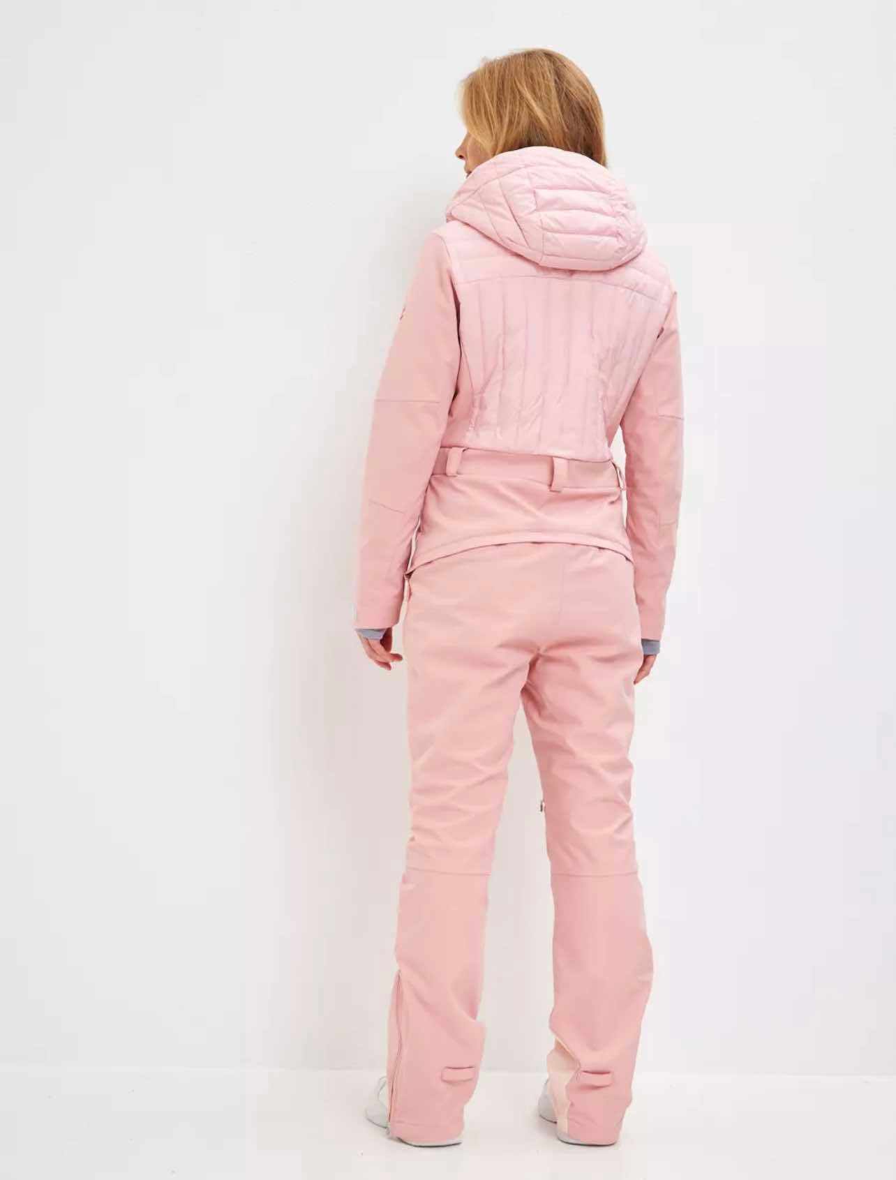 179145727 WHSROMA | Professional Ski Jumpsuit for Tall Teen Girls & Women | Powder Pink | For Sports & Family Winter Activities | Up to −30°C (−22°F)