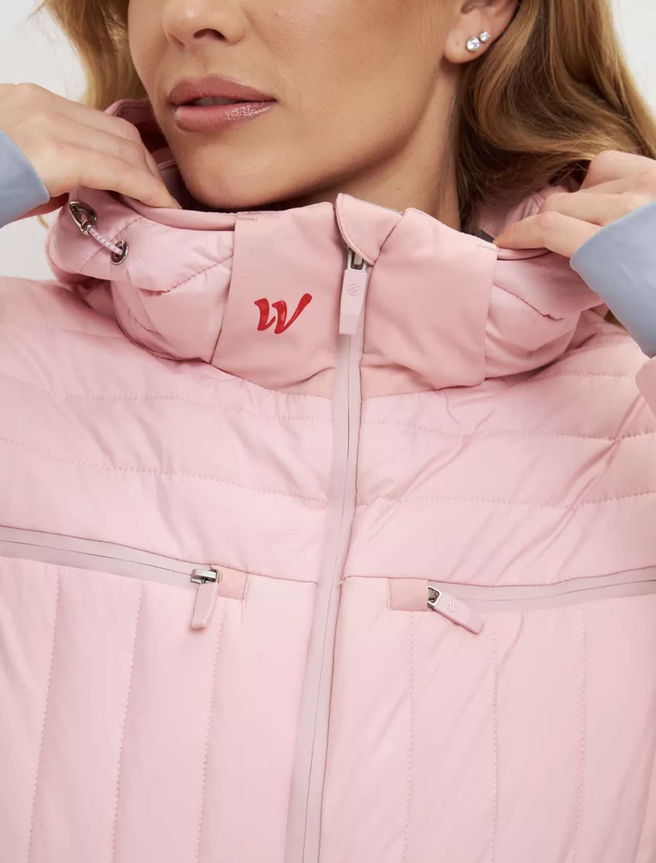 179145727 WHSROMA | Professional Ski Jumpsuit for Tall Teen Girls & Women | Powder Pink | For Sports & Family Winter Activities | Up to −30°C (−22°F)