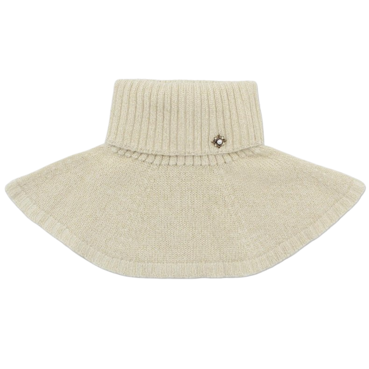 80763 Warm Girls’ Dickey with Cashmere, Wool & Lurex