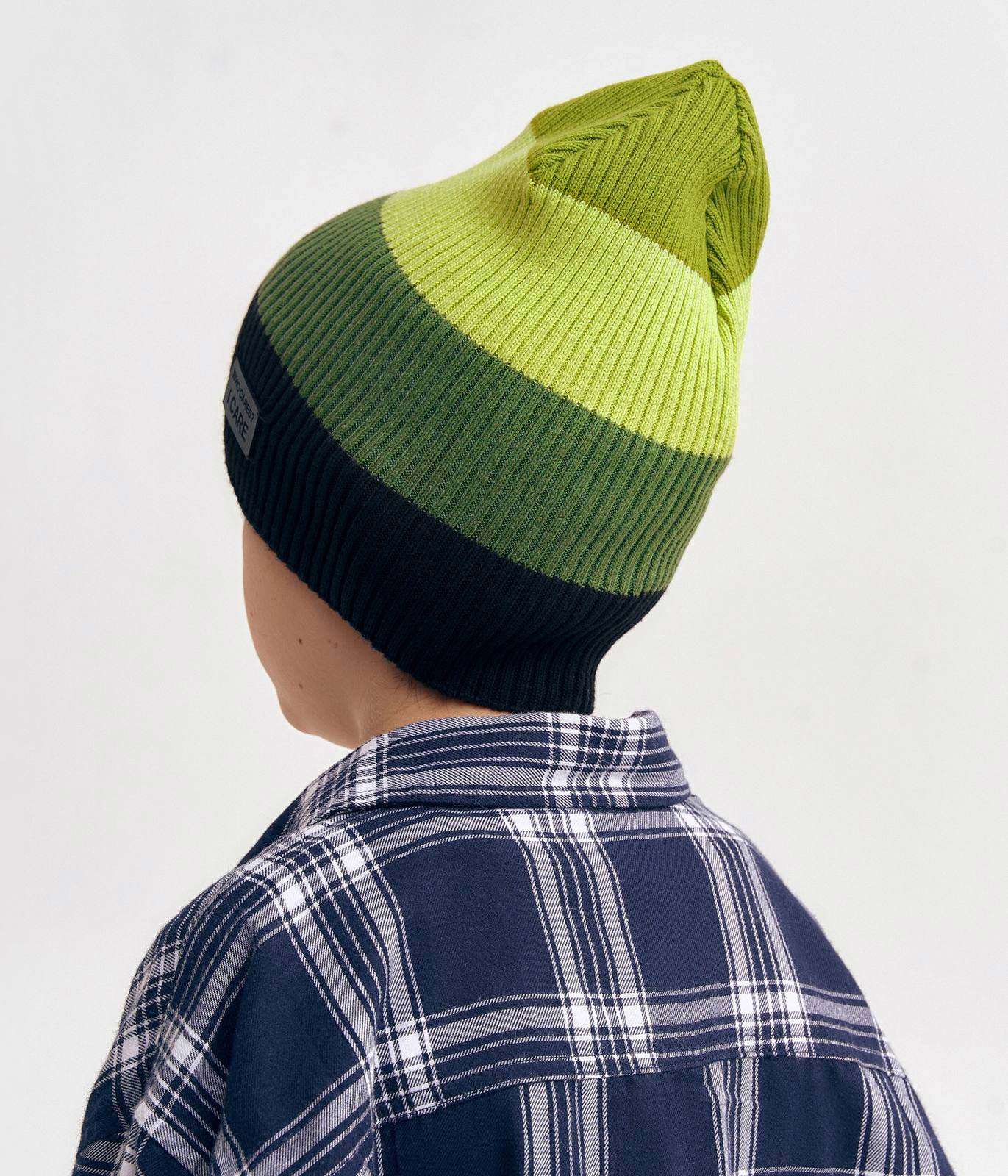 11833 Teen Unisex Cotton Knit Beanie with Patch | 100% Cotton | Spring–Fall | Size 54–56 | Ages 6–12