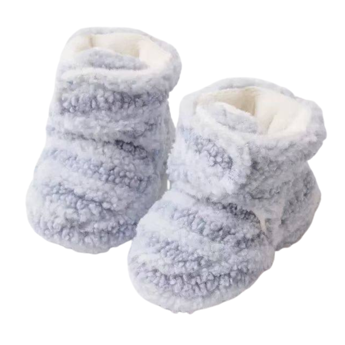 215009 Baby Warm Fuzzy Slipper Booties – Soft Non-Slip Indoor Shoes with Cozy Lining | 0–18 Months
