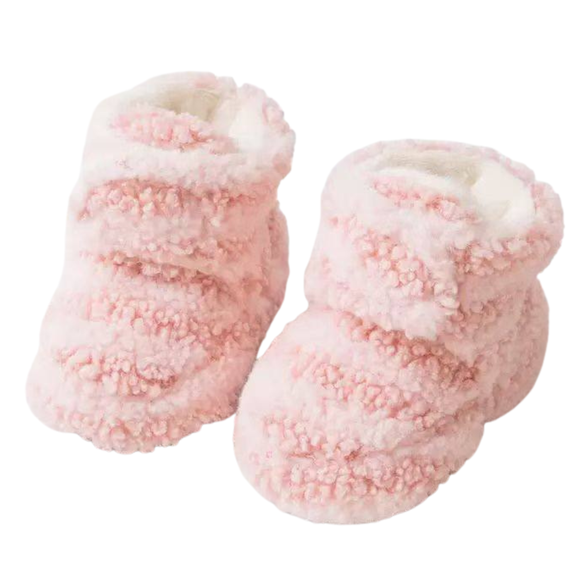 215009 Baby Warm Fuzzy Slipper Booties – Soft Non-Slip Indoor Shoes with Cozy Lining | 0–18 Months