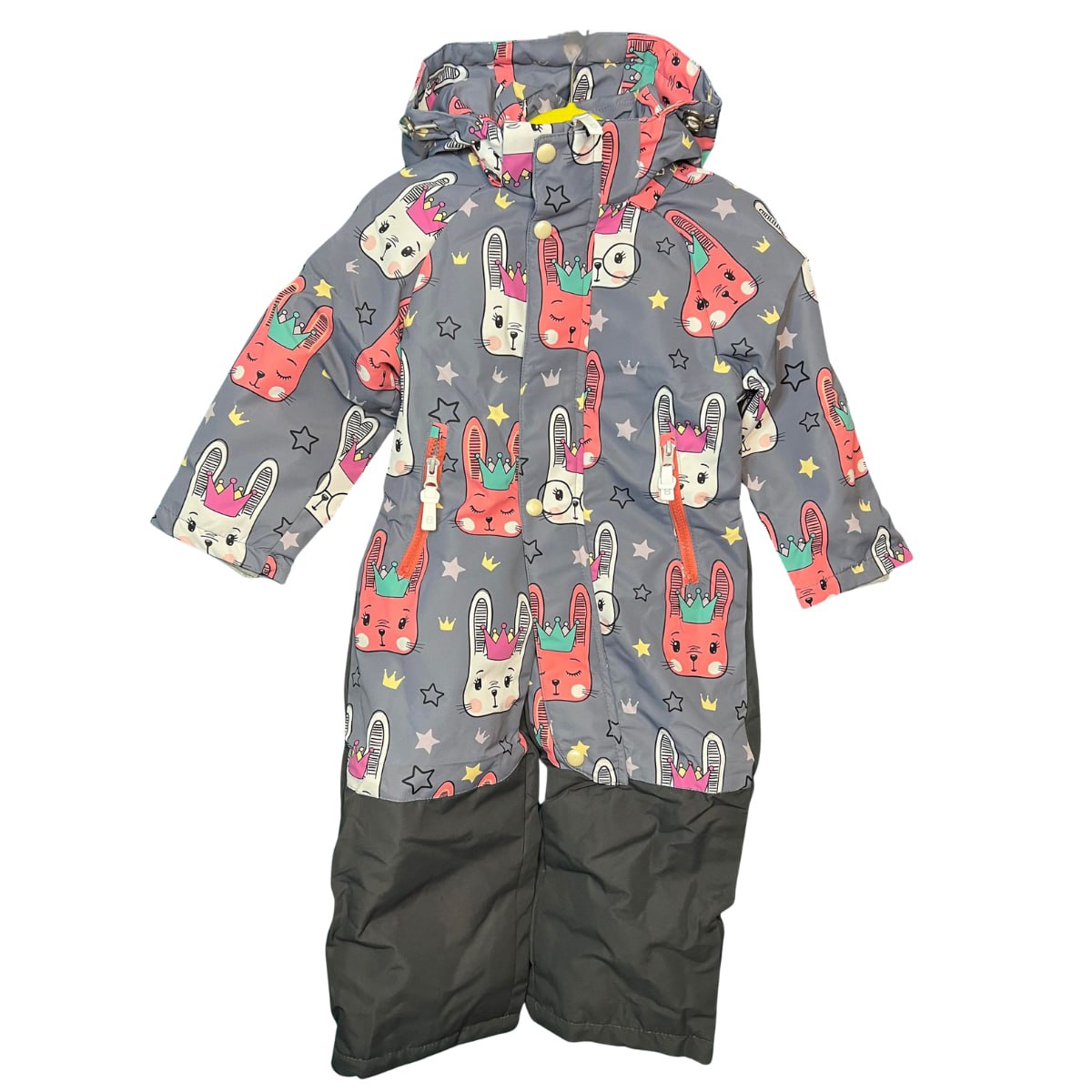 2247 Girls’ Mid-Season Membrane Jumpsuit | With Hood | Waterproof & Windproof | Cotton Lining | Sizes 92–116 (2–6 Years)