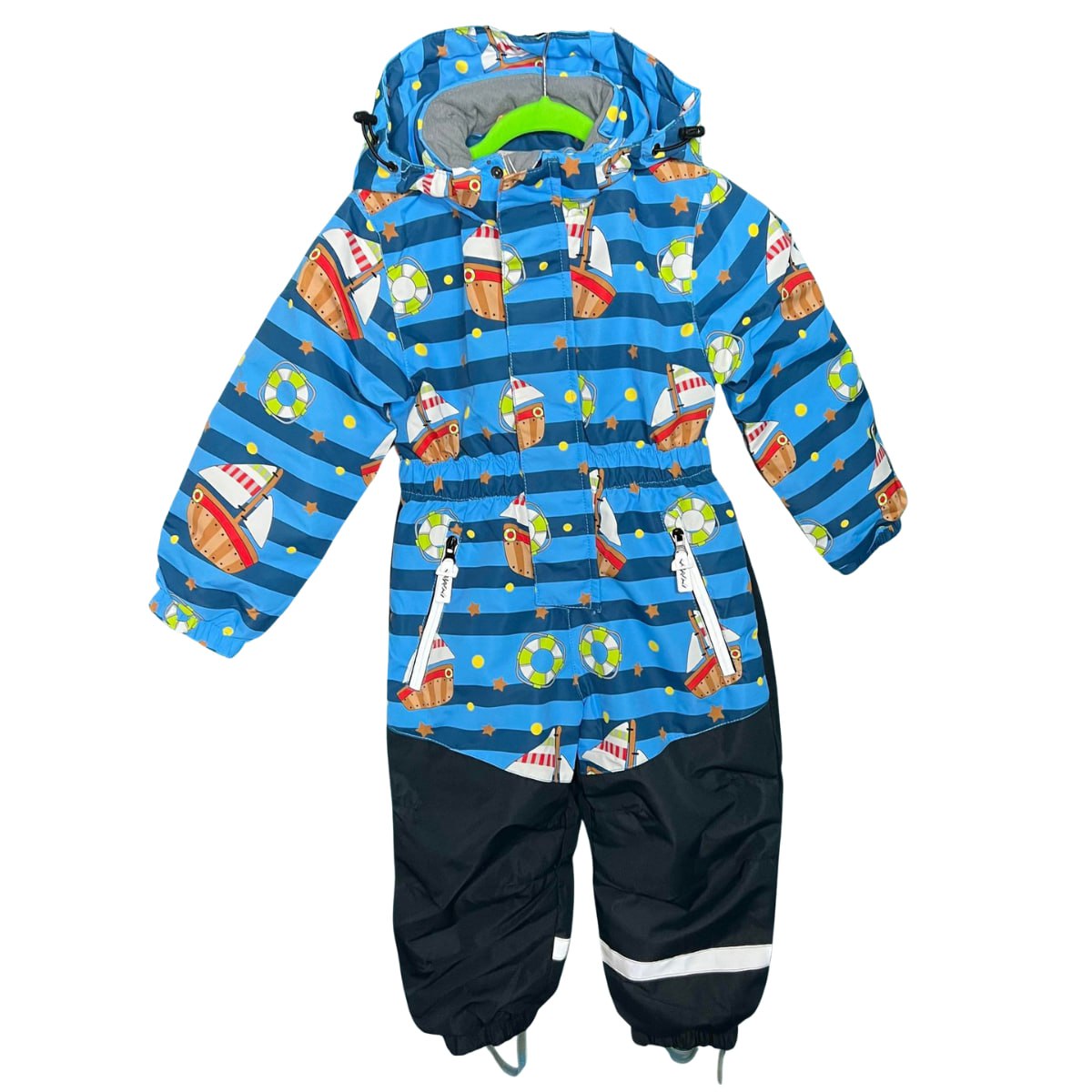 622 Boys’ Mid-Season Membrane Suit – Jacket with Hood and Pants | Waterproof & Windproof | Cotton Lining | Sizes 92–116 (2–6 Years)