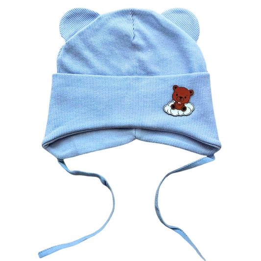398  Cotton Beanie For Boys | 6–12 Months | 100% Cotton