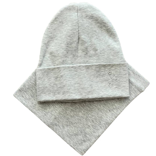 432 Double-Layer Girls’ Set — Beanie & Snood | 1-2  Years | Cotton