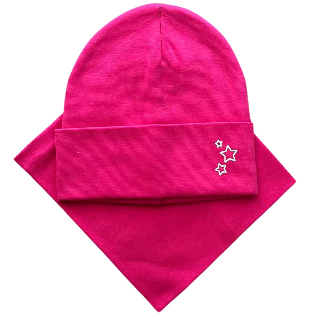 049  Double-Layer Girls’ Set — Beanie & Snood | 1-2 Years | Cotton