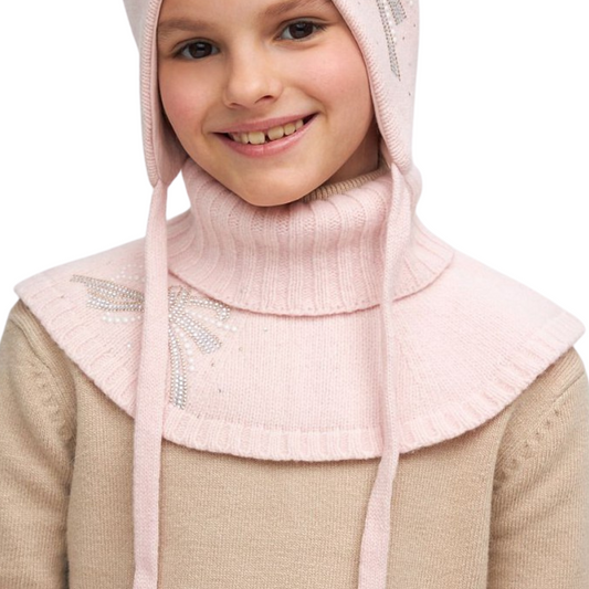 11409 Warm Girls’ Knitted Dickey with Cashmere & Wool | Fall–Winter