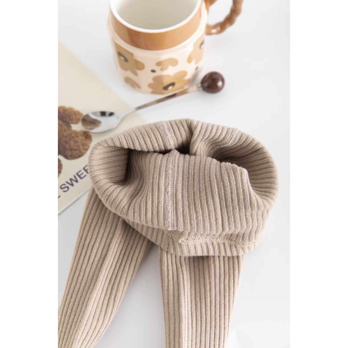 Printed Cotton Tights for Girls – Cozy Fit with Fun Letter Design