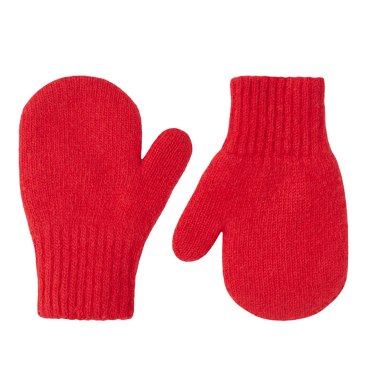40373 Unisex Kids’ Winter Mittens | 2–4 Years | Wool & Cashmere | Double-Layer