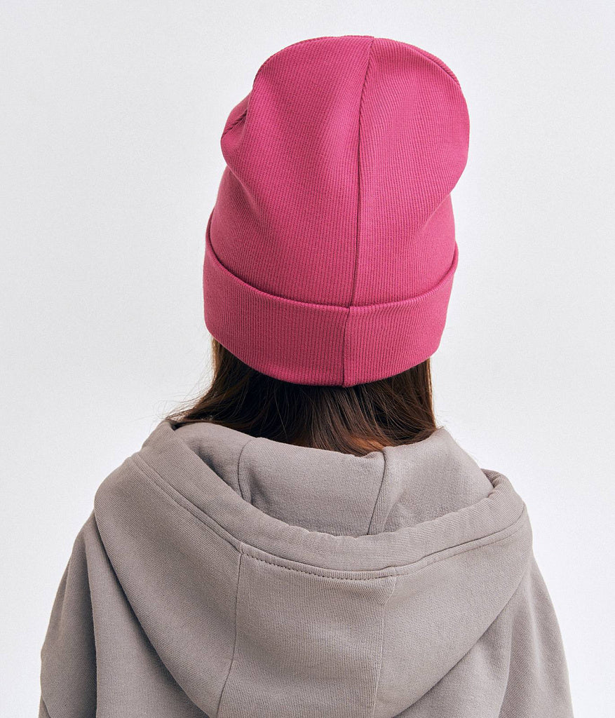 12165 Lightweight Kids' Cotton Beanie with Patch – Ribbed Knit Hat with Turn-Up | Unisex | Sizes 48–56 | Ages 9M–12Y | Spring & Summer