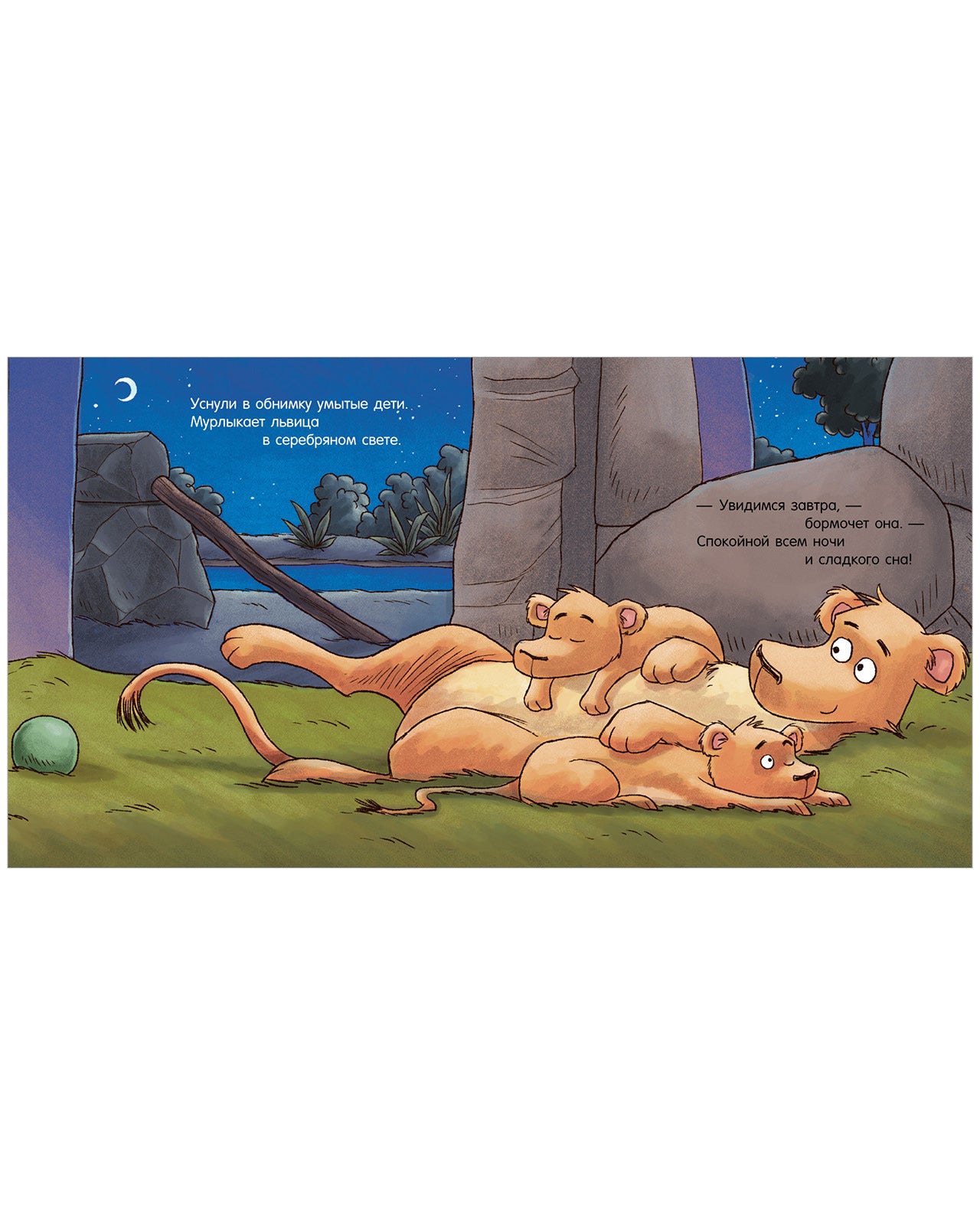 119639 Russian Kids Book “Good Night, Zoo! | Ages 3–5” | Natalia Mendes, Dominic Rupp | Clever Publishing