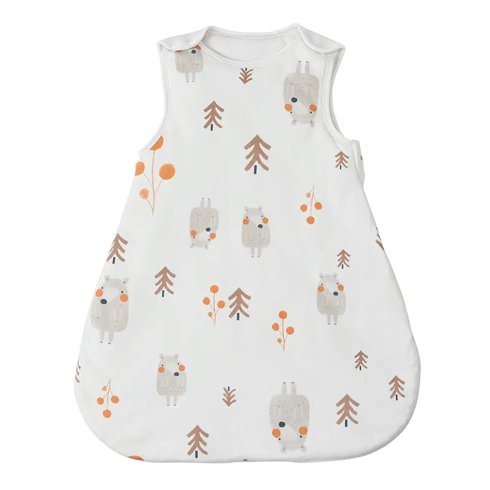 Baby Sleeping Bag Sleeveless Spring Baby Sleepsacks 3-24Months Kids Sleepwear Cute Animal Print Anti-Kick Blanket 2.5Tog