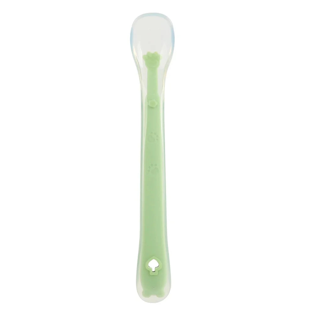 The best spoon according to all reviews Soft Silicone Baby Spoon – Tall & Wide for Easy Feeding | Feeding Tableware