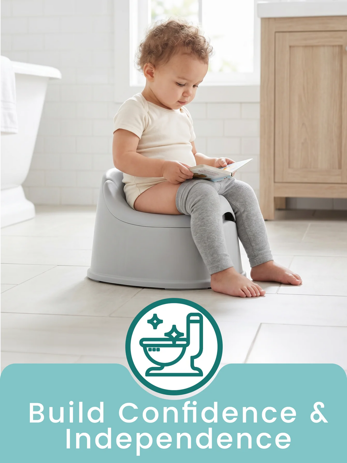 Toddler Potty Training Chair – Parent-Loved Comfortable Design with Anti-Slip Base & Removable Bowl
