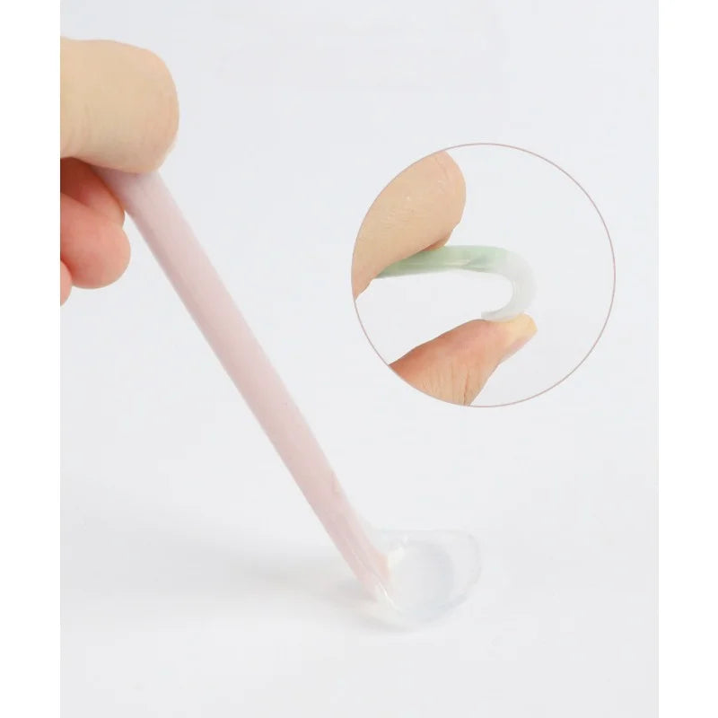 The best spoon according to all reviews Soft Silicone Baby Spoon – Tall & Wide for Easy Feeding | Feeding Tableware