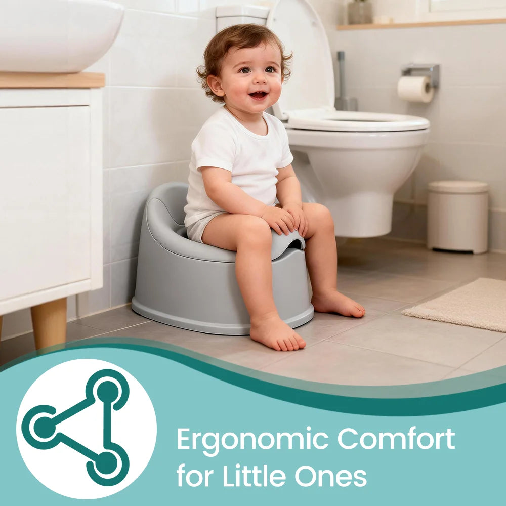 Toddler Potty Training Chair – Parent-Loved Comfortable Design with Anti-Slip Base & Removable Bowl