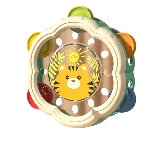 Montessori Hand Drum Shake Rattle | Music Toy for Toddlers